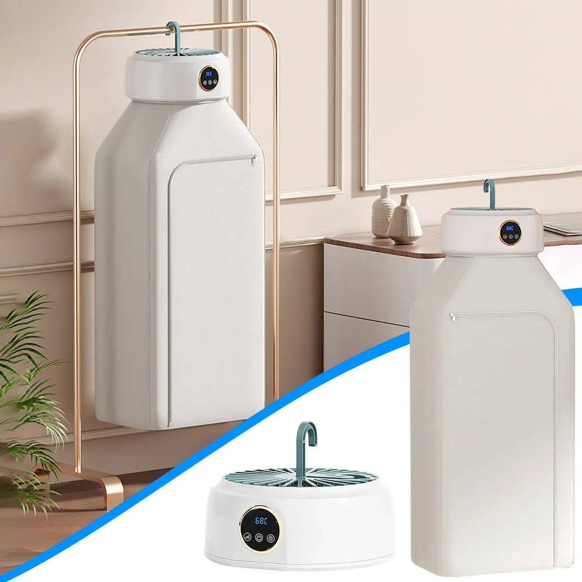 SECADORA DE ROPA ELÉCTRICA PORTÁTIL