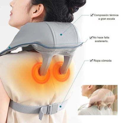 RelaxPro – Masajeador Inalámbrico de Cuello y Hombros