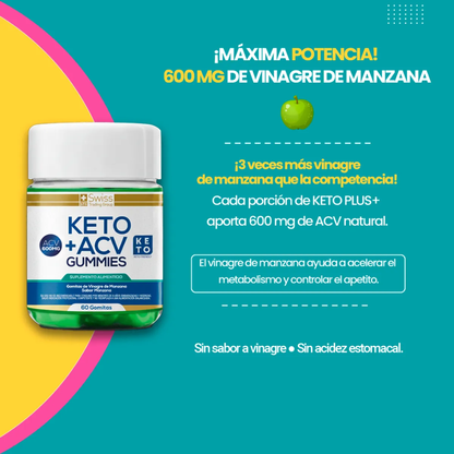 🍏✨KetoVine Luxe™- Gomitas Vinagre de Manzana