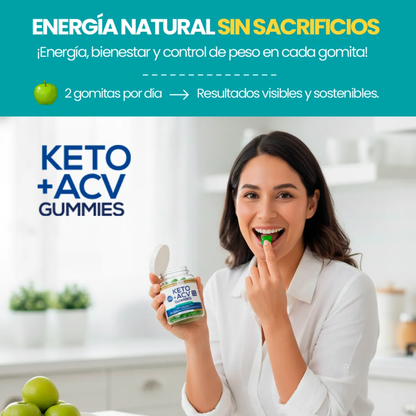 🍏✨KetoVine Luxe™- Gomitas Vinagre de Manzana