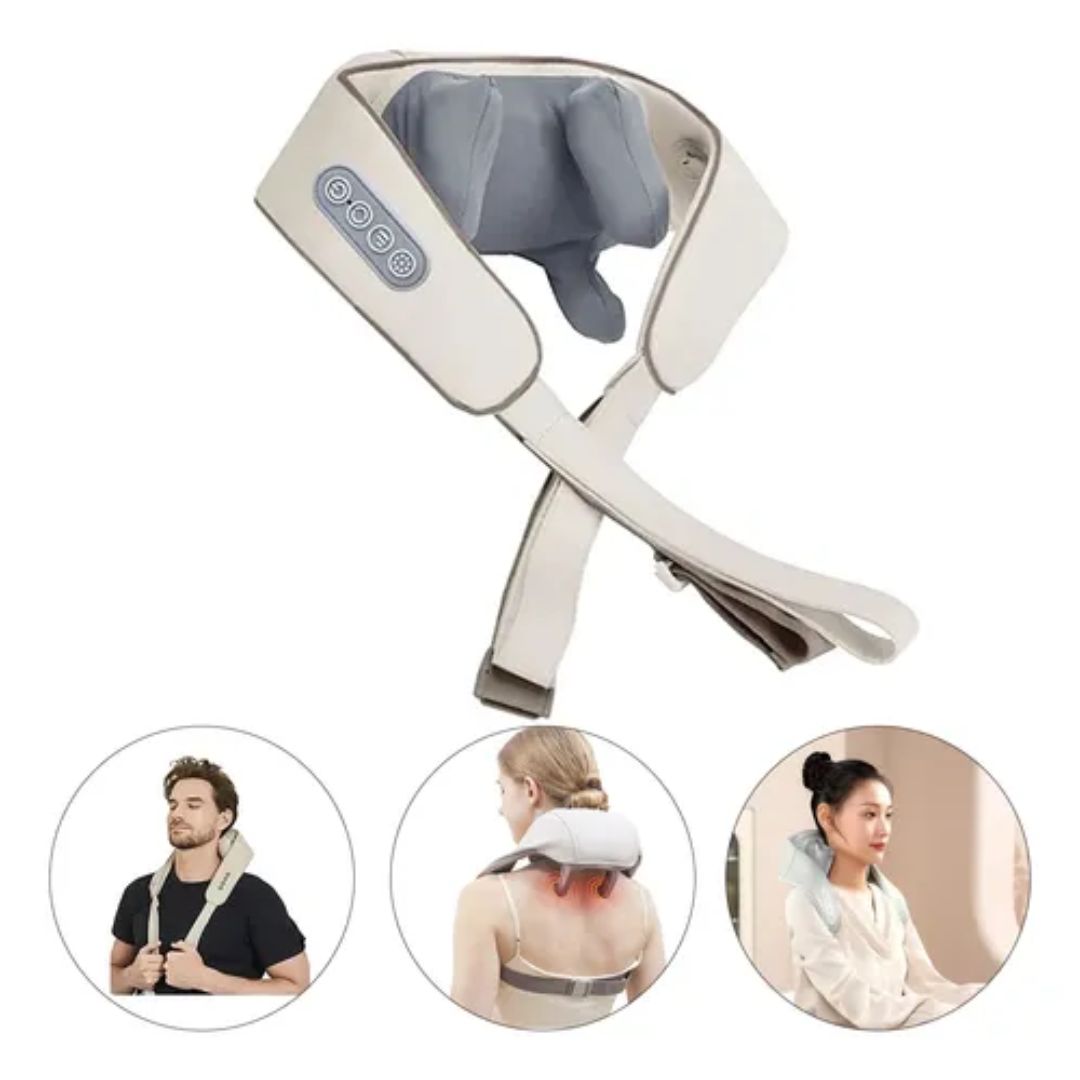 RelaxPro – Masajeador Inalámbrico de Cuello y Hombros