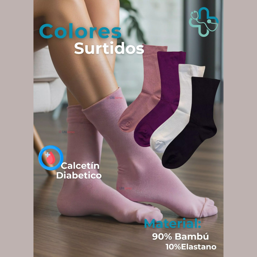 🧦Calcetines Especiales para Personas con Diabetes