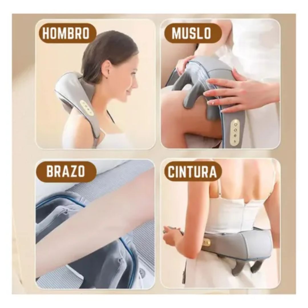 RelaxPro – Masajeador Inalámbrico de Cuello y Hombros