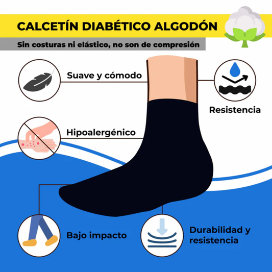 🧦Calcetines Especiales para Personas con Diabetes