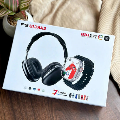 SET SMARTWATCH ULTRA Y AUDÍFONOS BLUETOOTH