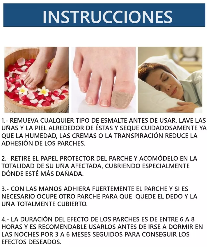 Parches Antihongos para Uñas – PackX3 Cajas