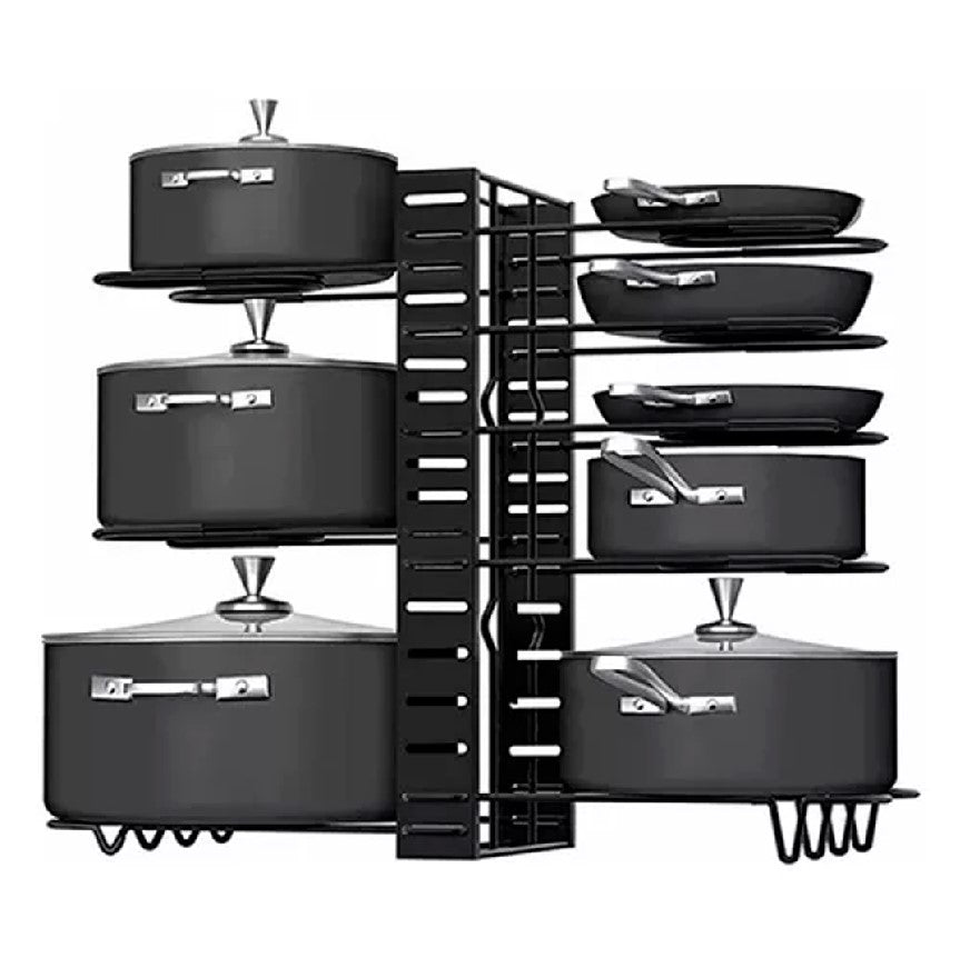 ESTANTE ORGANIZADOR PARA OLLAS X 8 NIVELES